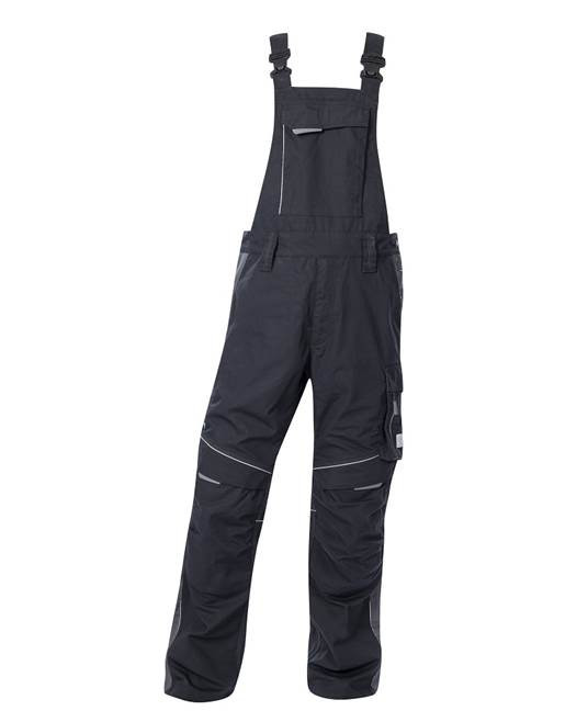 Levně Kalhoty s laclem ARDON®URBAN+ černé prodloužené | H6535/S