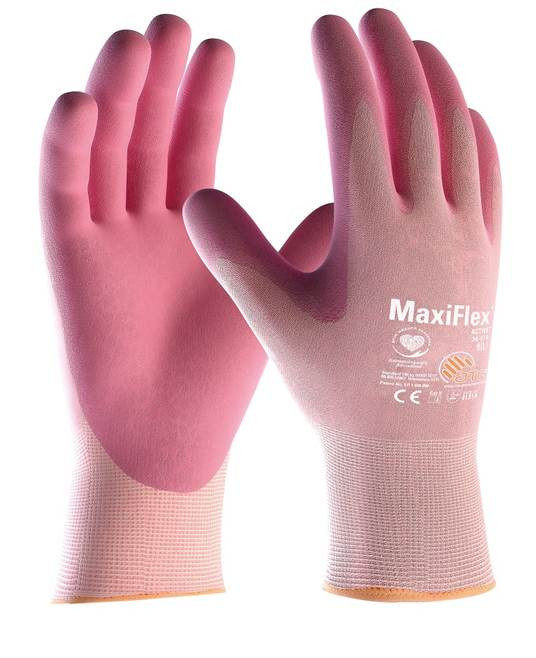 Levně ATG® máčené rukavice MaxiFlex® Active™ 34-814 07/S - s prodejní etiketou | A3051/07/SPE