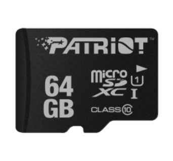 Levně Patriot/micro SDHC/64GB/80MBps/UHS-I U1 / Class 10