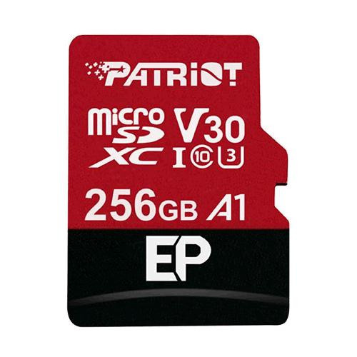 Levně Patriot V30 A1/micro SDXC/256GB/100MBps/UHS-I U3 / Class 10/+ Adaptér