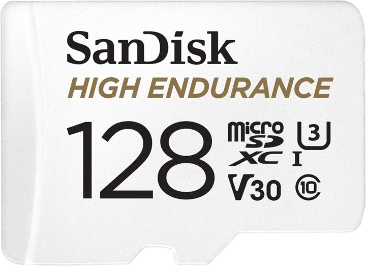 Levně SanDisk High Endurance microSDXC 128GB + adaptér