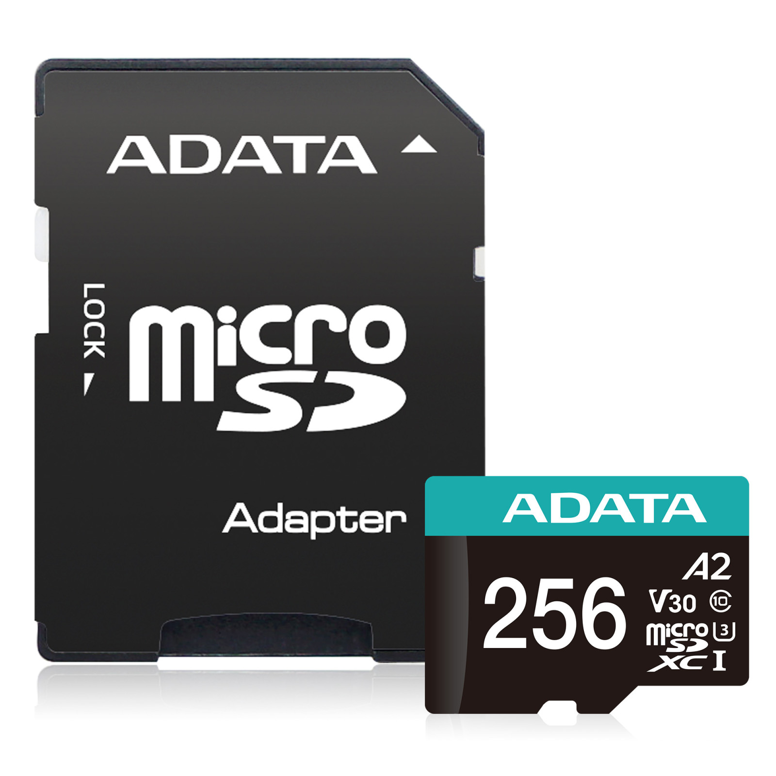 Levně ADATA V30S/micro SDXC/256GB/100MBps/UHS-I U3 / Class 10/+ Adaptér