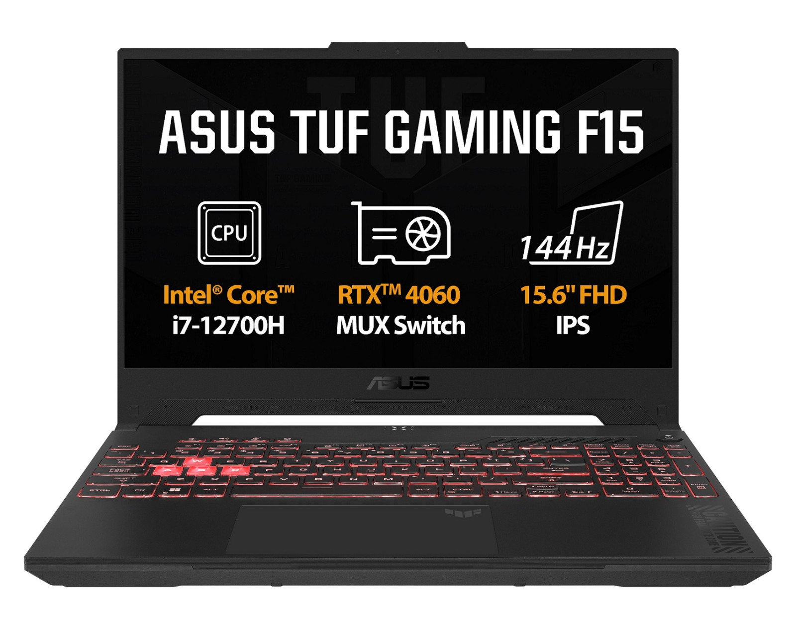 Levně ASUS TUF Gaming F15/FX507ZV4/i7-12700H/15,6"/FHD/16GB/512GB SSD/RTX 4060/bez OS/Gray/2R