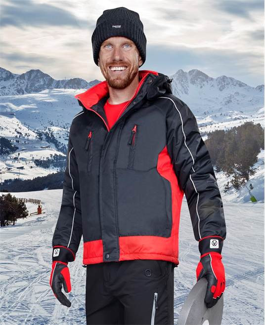 Zimní bunda ARDON®ARPAD černo-červená | H2190/XL
