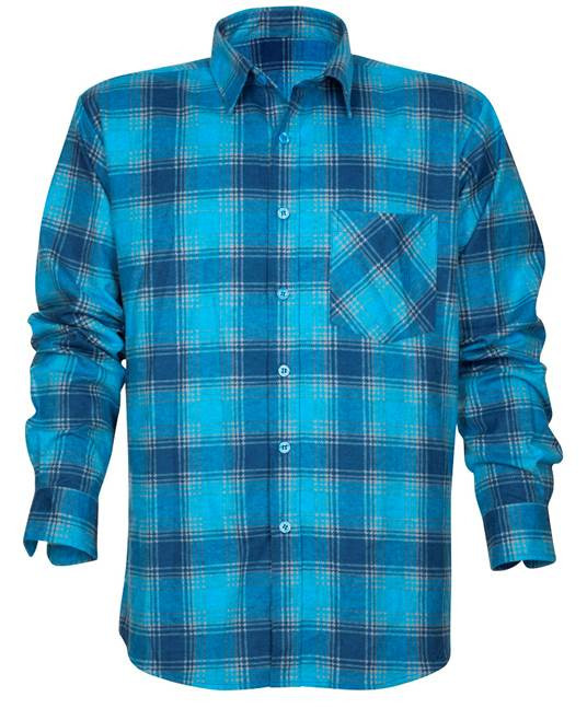 Levně Flanelová košile ARDON®URBAN modrá | H20088/41-42