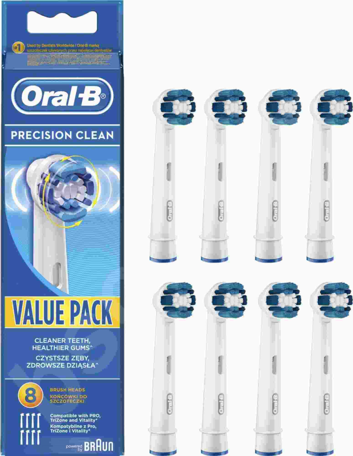 Levně Oral-B Precision Clean 8 ksNáhradní hlavice