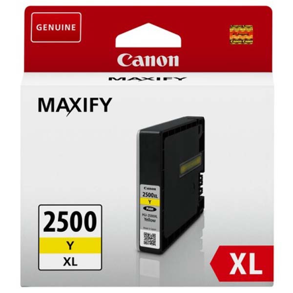 CANON PGI-2500-XL Y - originální cartridge, žlutá, 19,3ml