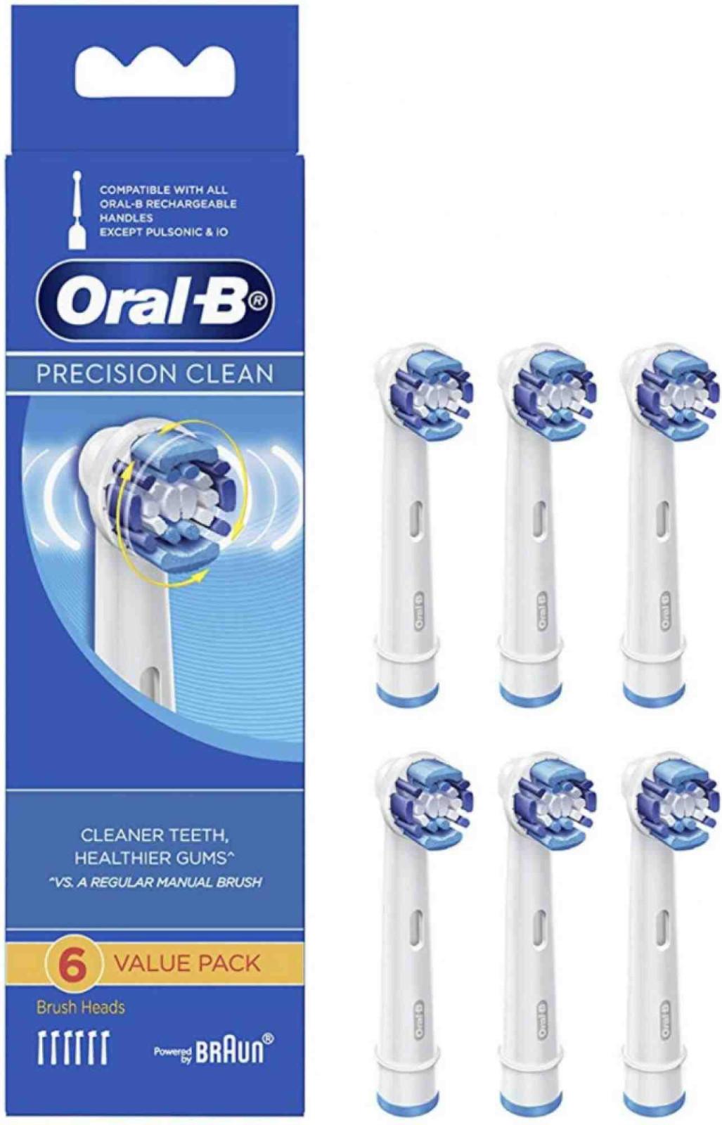 Levně Oral-B Precision Clean 6 ks Náhradní hlavice