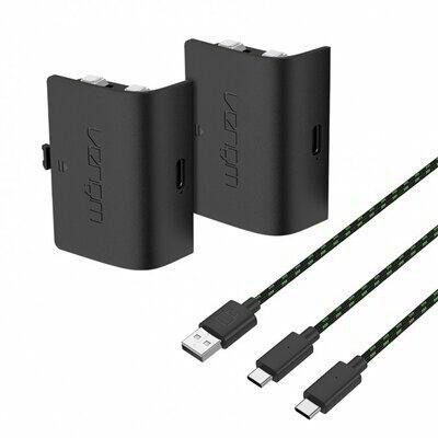 Levně VENOM VS2882 Xbox Series S/X & One Black Twin Battery Pack + 3 meter cable