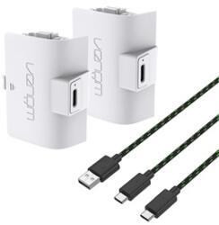 Levně VENOM VS2874 Xbox Series S/X & One White High Capacity Twin Battery Pack + 3 meter cable
