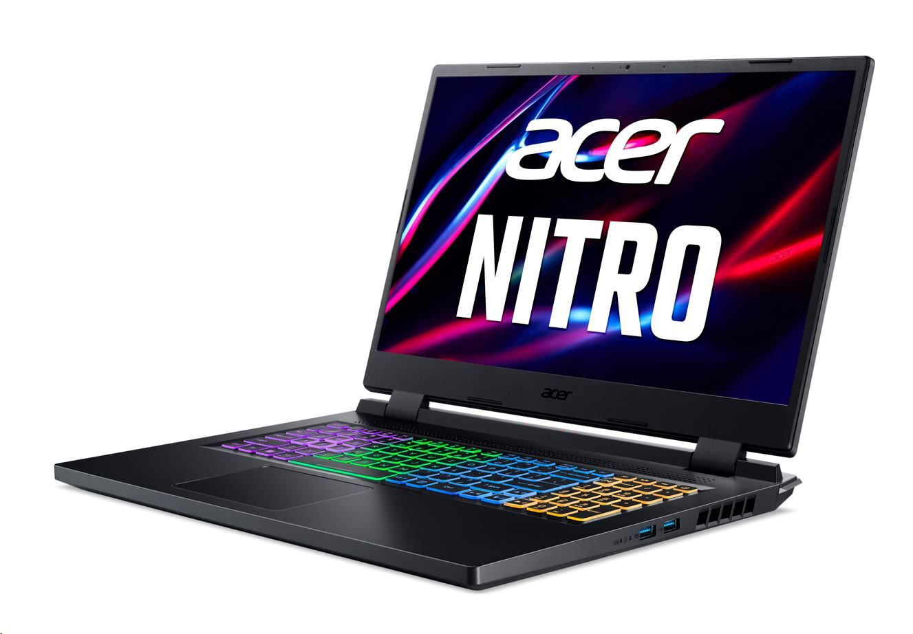 Levně ACER NTB Nitro 5 (AN517-55-58QZ), i5-12450H, 17, 3\" 1920x1080, 16GB, 1TB SSD, NVIDIA GeForce RTX 4060, W11H, Black