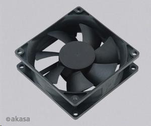 Levně AKASA ventilátor DFS802512H, 80 x 25mm, kluzné ložisko