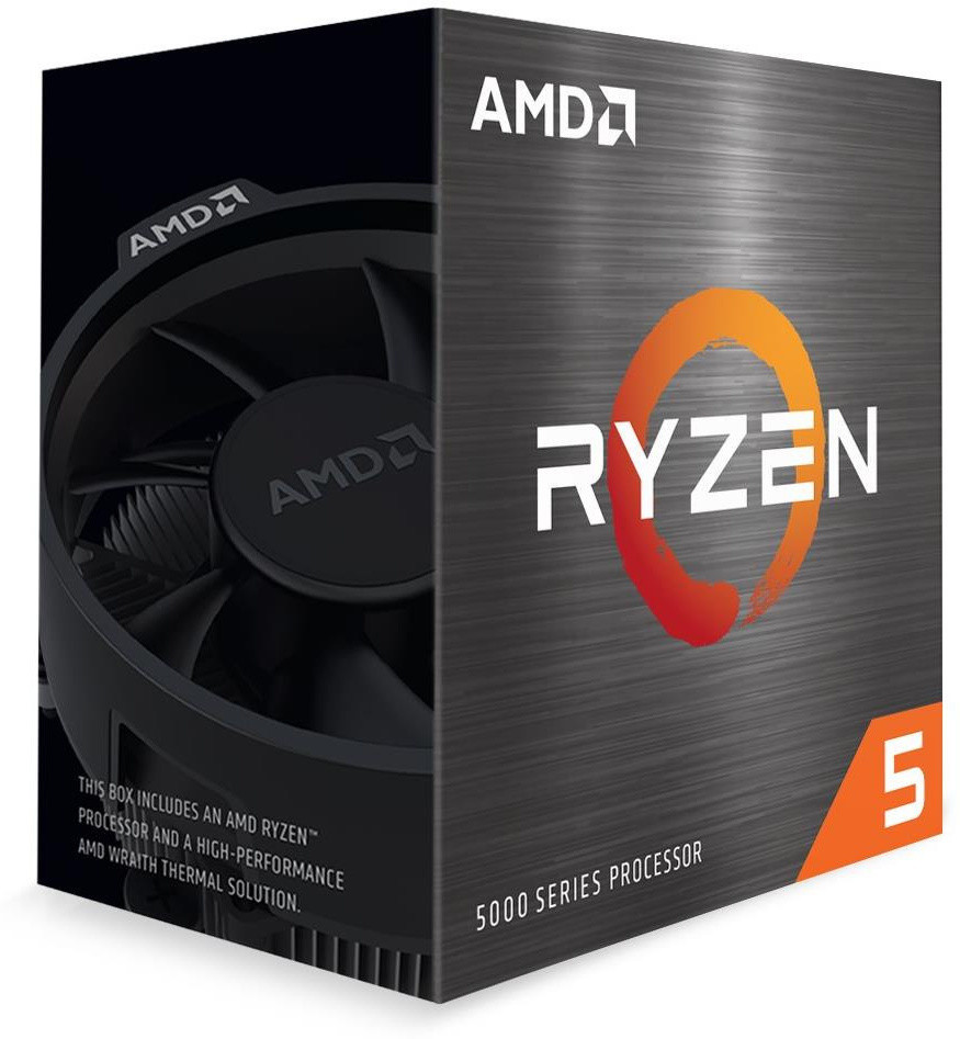 Levně AMD cpu Ryzen 5 5600X AM4 Box (6core, 12x vlákno, 3.7GHz / 4.6GHz, 32MB cache, 65W), s chladičem Wraith Stealth