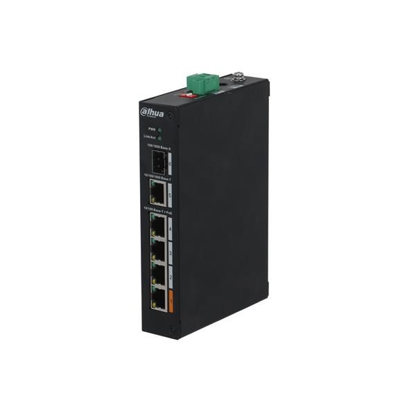 Levně Dahua PFS3106-4ET-60-V2, Switch, 4 Porty PoE, Unmanaged
