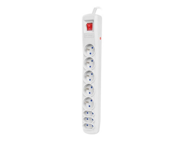 Levně ARMAC SURGE PROTECTOR R8 5M 5X FRENCH OUTLETS 3X GERMAN SCHUKO OUTLETS GREY