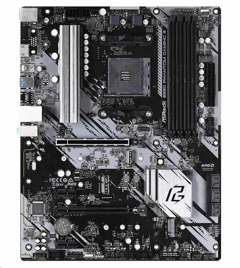 Levně ASRock MB Sc AM4 B550 Phantom Gaming 4, AMD B550, 4xDDR4, HDMI