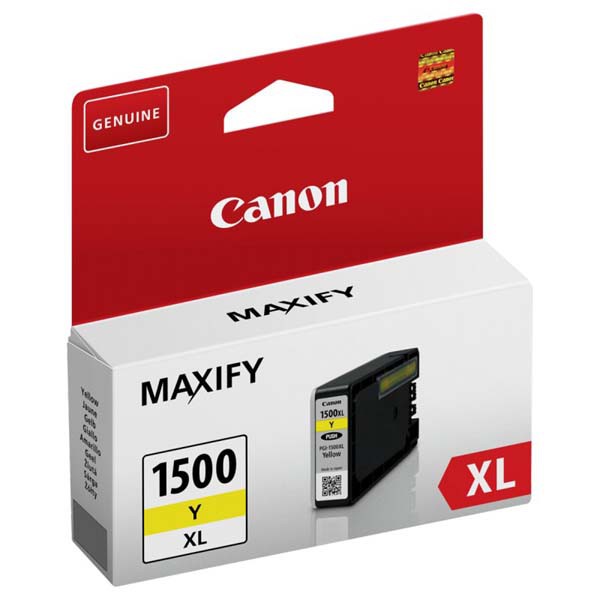 Canon PGI-1500-XL Y - originální cartridge, žlutá, 12ml