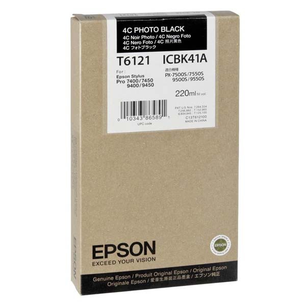EPSON T6121 (C13T612100) - originální