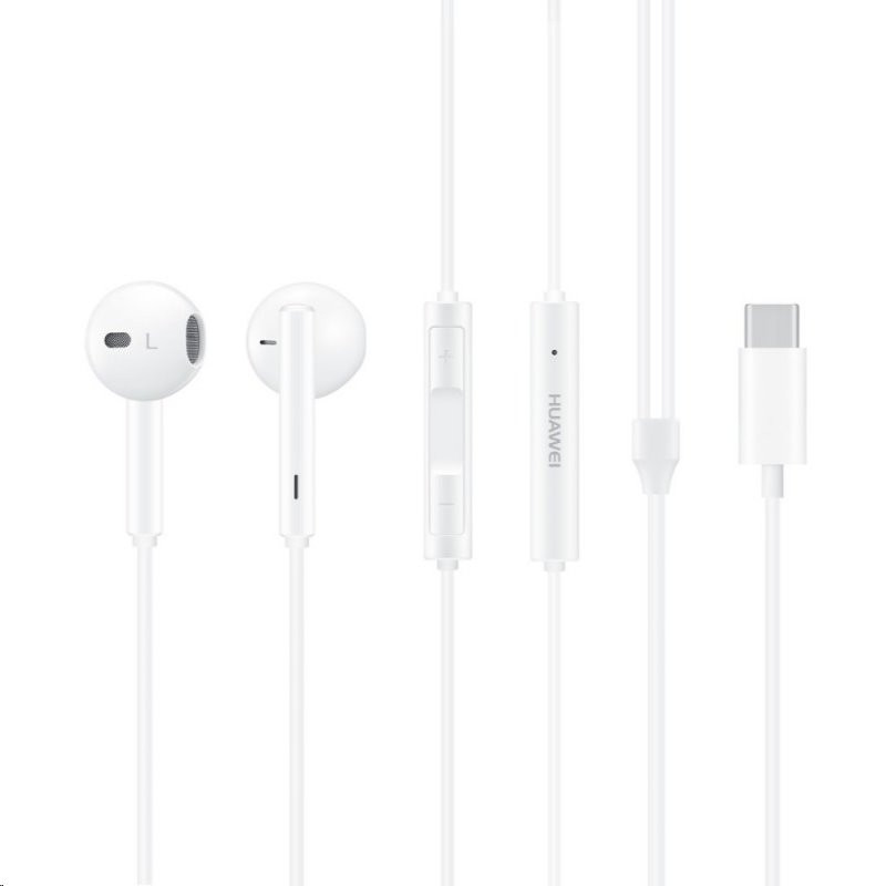 Levně Huawei In-ear sluchátka CM33, USB-C, White