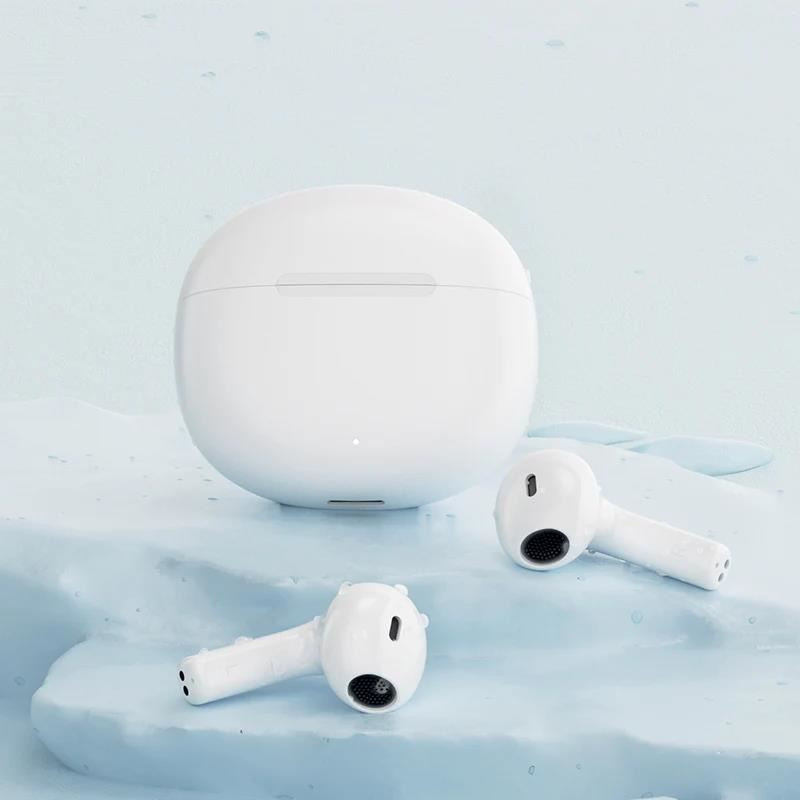 Levně QCY - T20 AilyPods bezdrátová sluchátka s dobíjecím boxem,Bluetooth 5.3,bílá