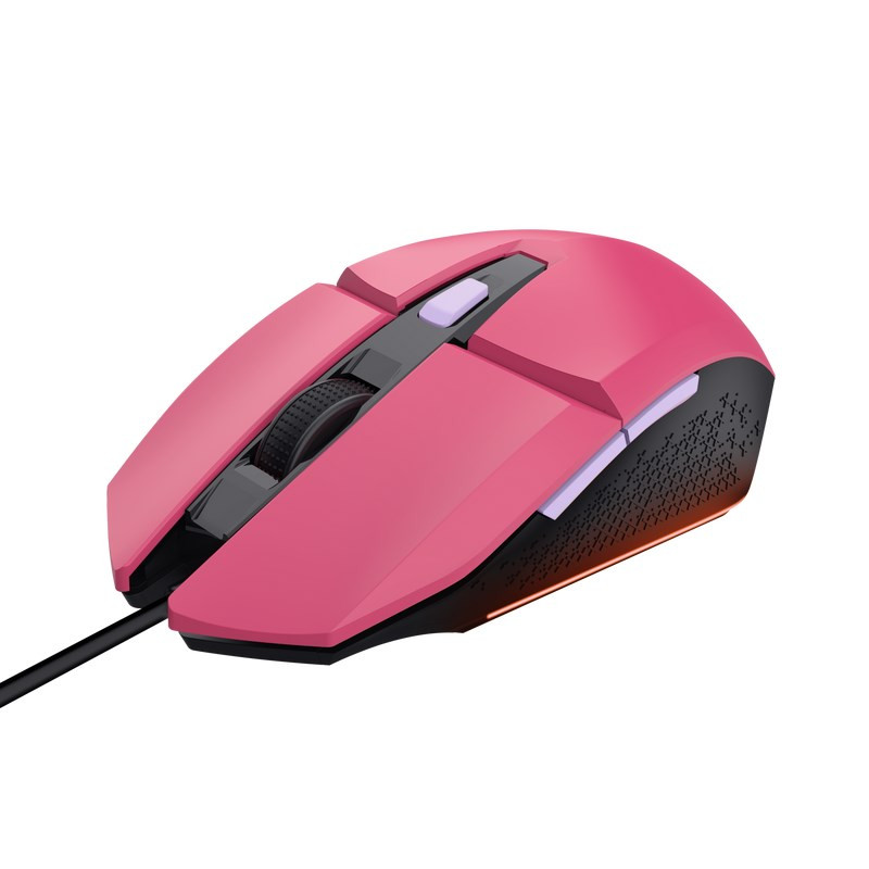 Levně TRUST myš GXT 109P FELOX Gaming Mouse, optická, USB, růžová