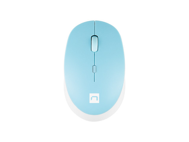 Levně Natec optická myš HARRIER 2/1600 DPI/Kancelářská/Optická/Bezdrátová Bluetooth/Světle modrá