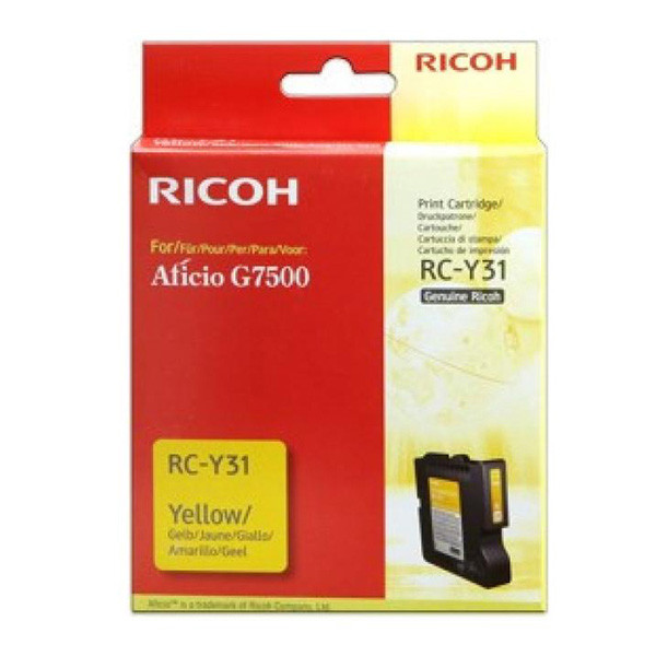 Levně RICOH 405503 - originální cartridge, žlutá, 2500 stran