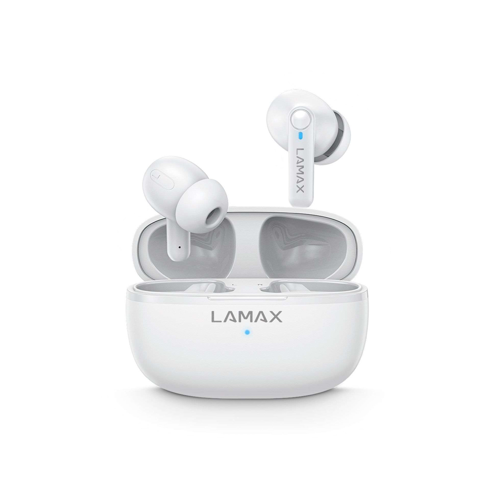 Levně LAMAX Clips1 Play - špuntová sluchátka - bílé