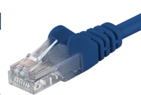 Levně PremiumCord Patch kabel UTP RJ45-RJ45 CAT6 0.5m modrá