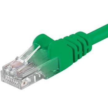 Levně PremiumCord Patch kabel UTP RJ45-RJ45 CAT6 0.5m zelená