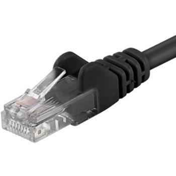 Levně PremiumCord Patch kabel UTP RJ45-RJ45 CAT6 1, 5m černá