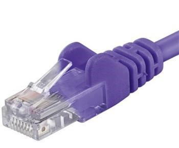 PremiumCord Patch kabel UTP RJ45-RJ45 CAT6 1, 5m fialová