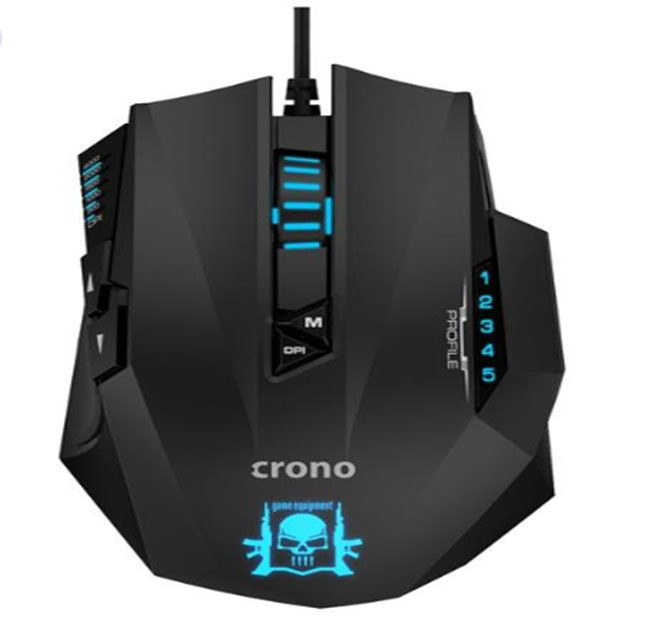 Levně Crono CM648 - optická herní myš, USB konektor, rozlišení až 4000 DPI