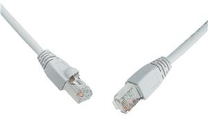 Levně SOLARIX patch kabel CAT6 UTP PVC 1m šedý snag-proof