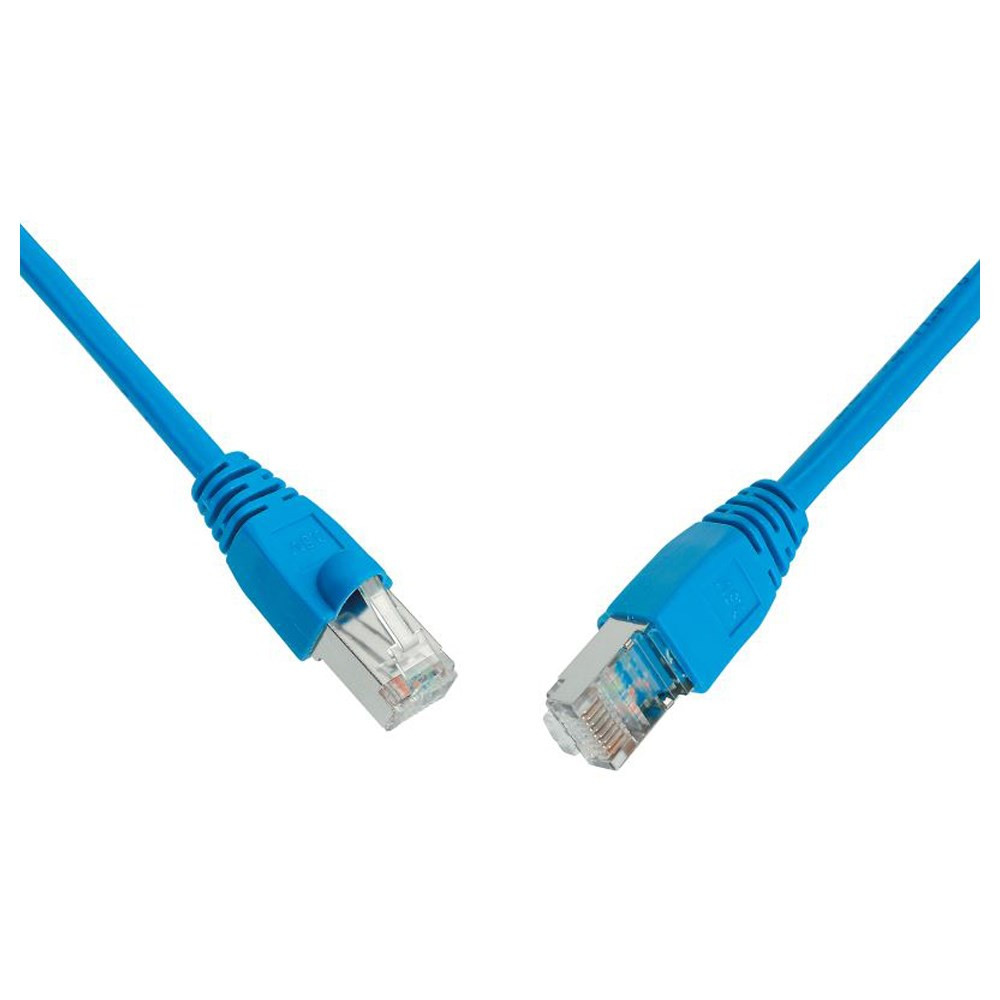 Levně SOLARIX patch kabel CAT5E SFTP PVC 0,5m modrý
