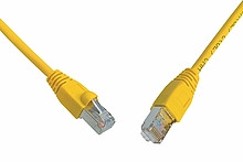 Levně SOLARIX patch kabel CAT5E SFTP PVC 0,5m žlutý