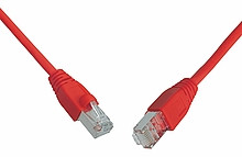 Levně SOLARIX patch kabel CAT5E SFTP PVC 0,5m červený