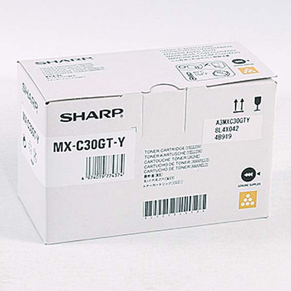 Levně SHARP MX-C30GTY - originální toner, žlutý, 6000 stran