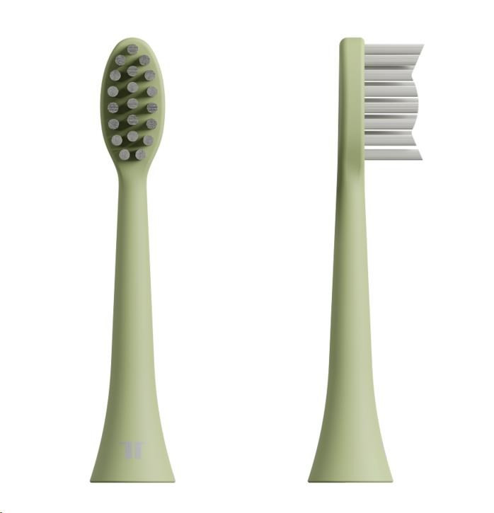 Levně Tesla Smart Toothbrush TS200 Brush Heads Green 2x