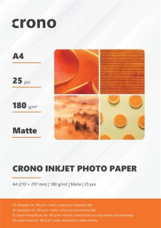 Levně Crono PHPM4A, fotopapír matný, A4, 180g, 25ks