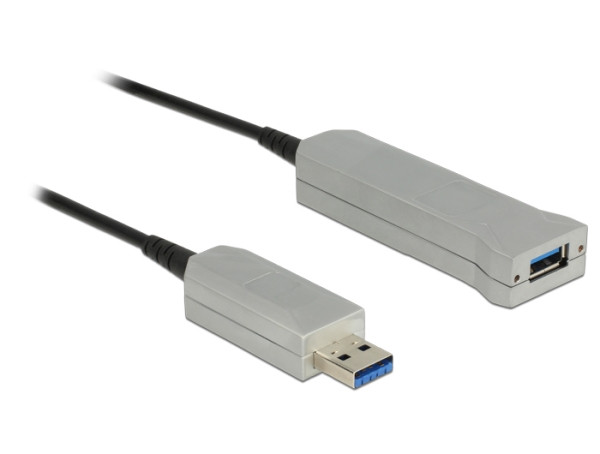 Levně Delock aktivní optický kabel USB 3.0-A samec > USB 3.0-A samice 20 m