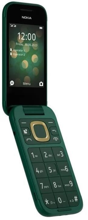 Levně Nokia 2660 Flip, Dual SIM, zelená