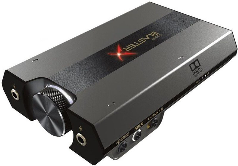 Levně Creative Sound BlasterX G6 7,1, zesilovač sluchátek (externí zvukovka), USB, konektor 3.5mm, 7.1