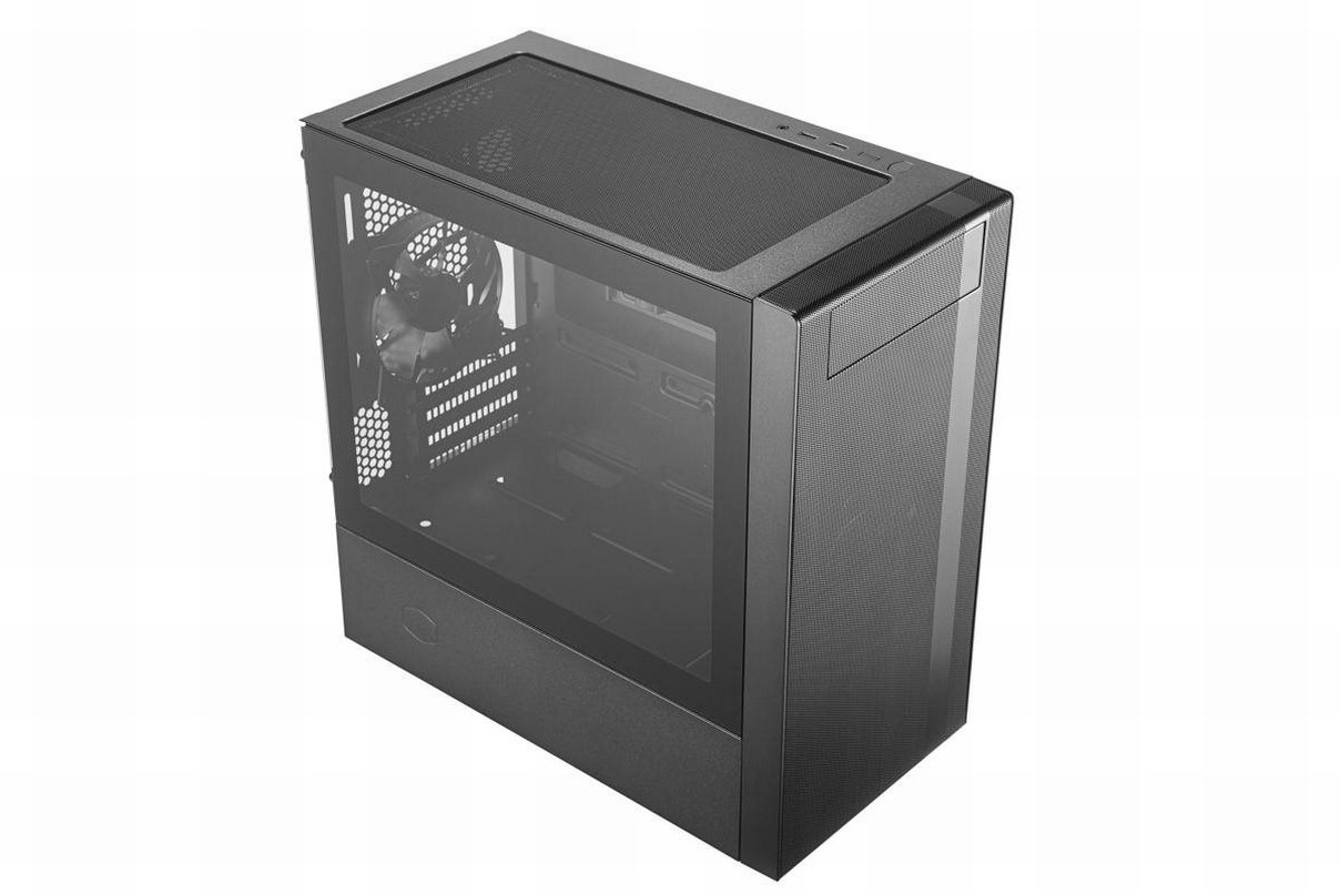 Levně Cooler Master case MasterBox NR400, 2x USB3.0, Micro-ATX/Mini-ITX, Mini Tower, černá, bez zdroje