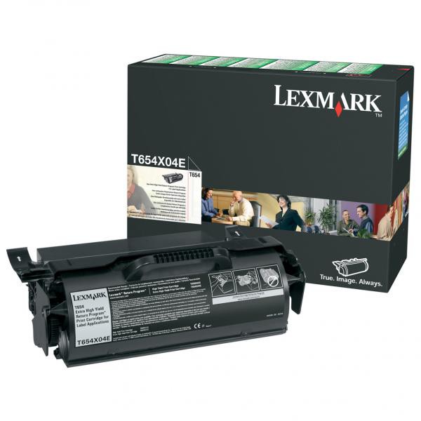 Levně LEXMARK T654X04E - originální toner, černý, 36000 stran