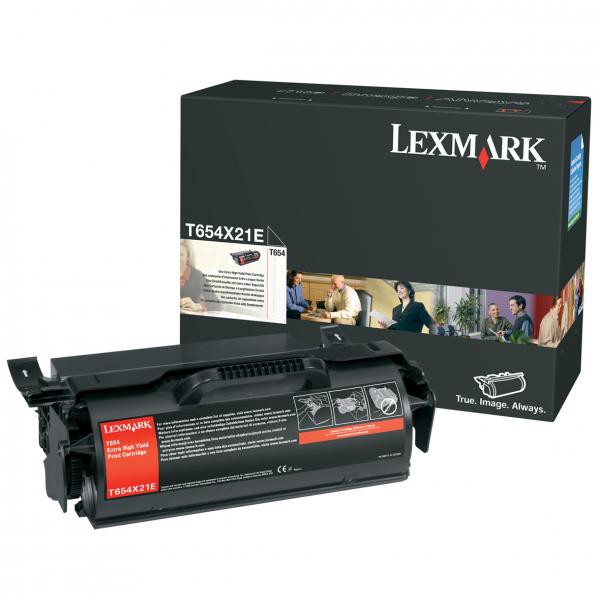 Levně LEXMARK T654X21E - originální toner, černý, 36000 stran