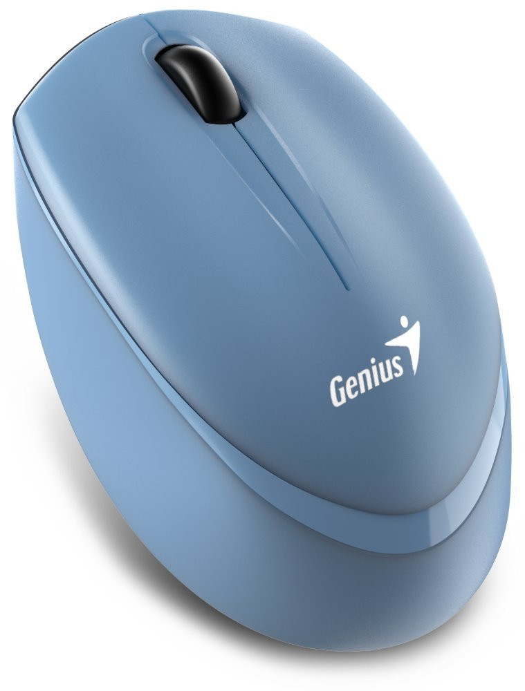 Levně Genius NX-7009 Myš, bezdrátová, optická, 1200DPI, 3 tlačítka, Blue-Eye senzor, USB, modrá