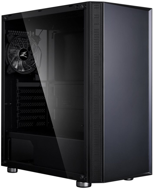 Levně Zalman case miditower R2 black, bez zdroje, ATX, 1x 120mm RGB ventilátor, 1x USB 3.0, 2x USB 2.0, tvrzené sklo, černá