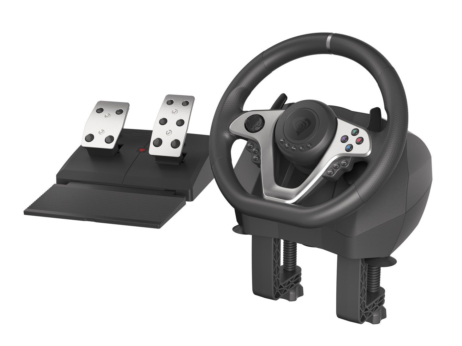 Levně Herní volant Genesis Seaborg 400, multiplatformní pro PC,PS4,PS3,Xbox One, Xbox 360,N Switch
