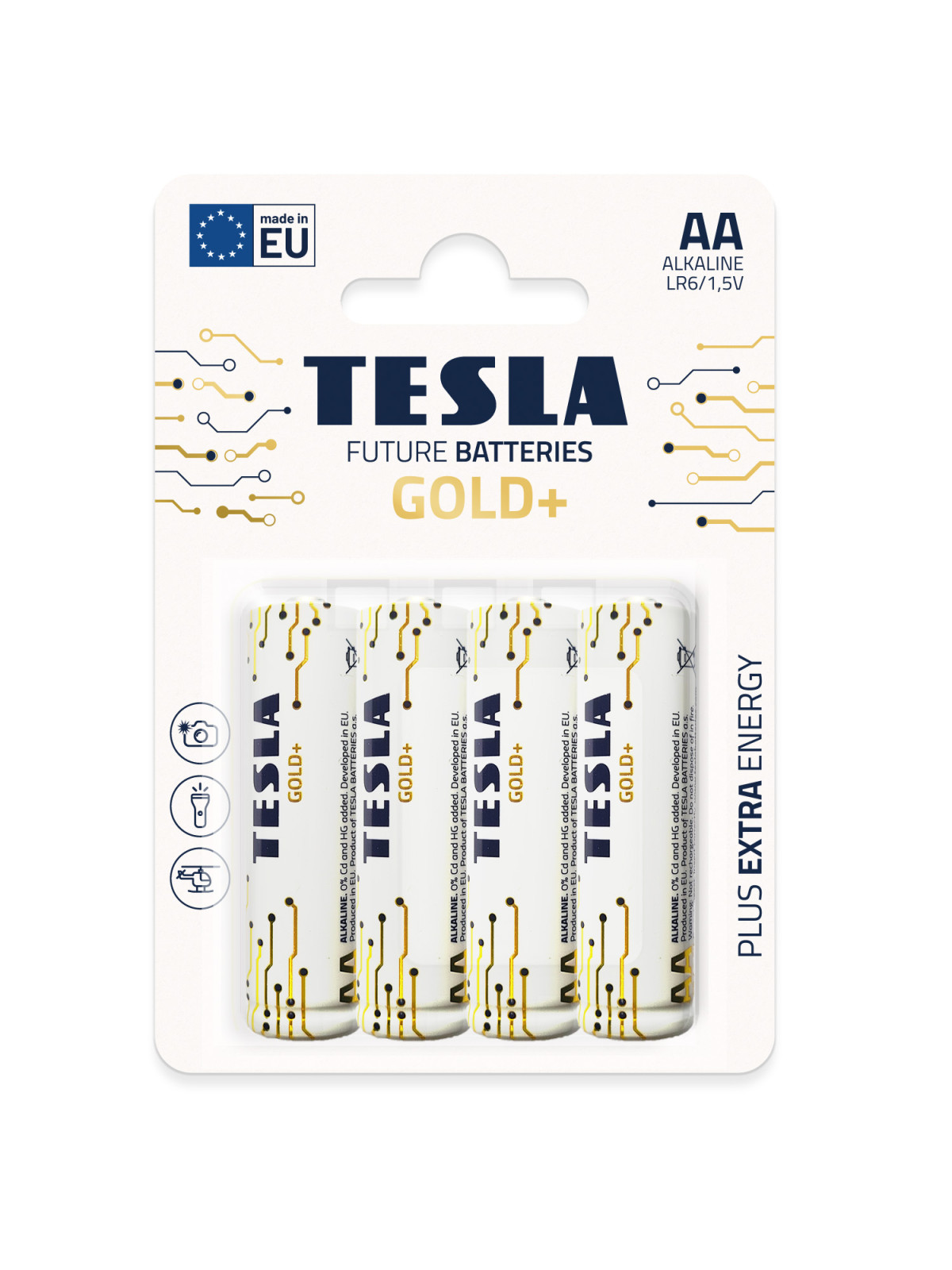 Levně TESLA - baterie AA GOLD+, 4ks, LR06